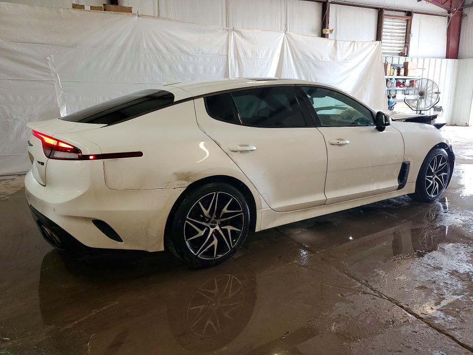 2022 Kia Stinger VIN KNAE35LD2N6117833 COPART salvage auction — ALL OVER, TX - CERTIFICATE OF TITLE, sold $3,450 on 2026-07-23 (photo 3)