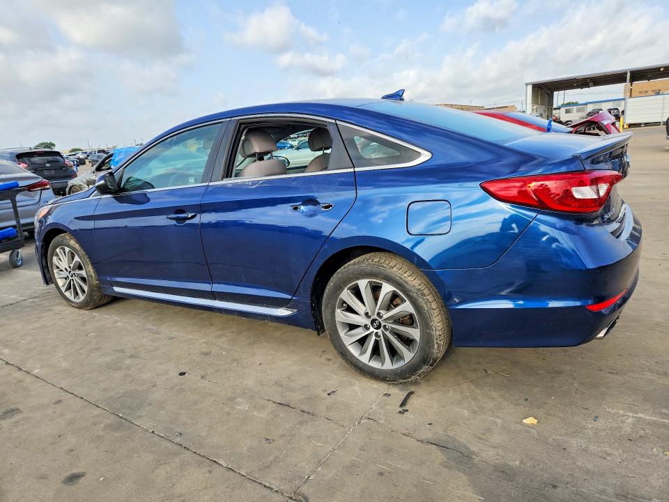 2017 Hyundai Sonata VIN 5NPE34AF2HH539712 COPART salvage auction — Burn Engine, Il - Salvage Certificate, sold $1,550 on 2026-07-09 (photo 2)