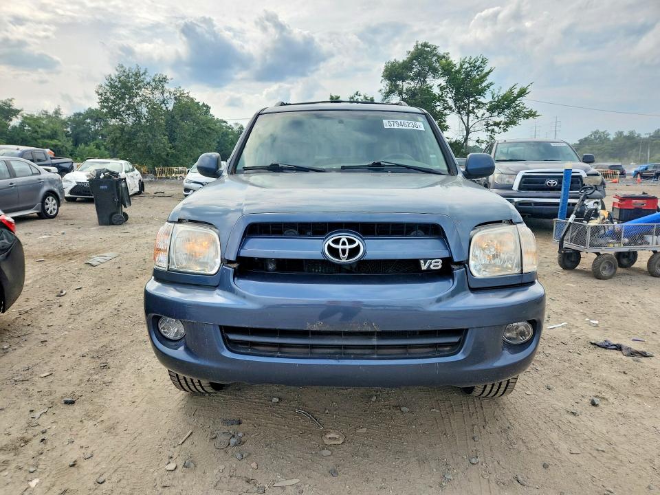2007 Toyota Sequoia VIN 5TDBT44A17S282344 COPART salvage auction — MINOR DENT/SCRATCHES, Md - Certificate Of Title, sold $1,350 on 2026-07-30 (photo 5)