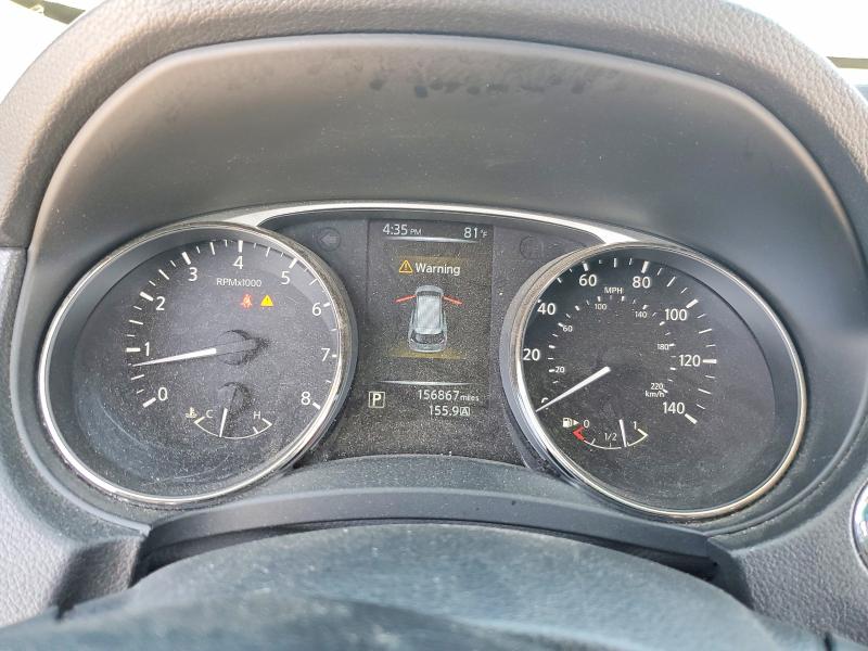 2015 Nissan Rogue VIN KNMAT2MV8FP539902 COPART salvage auction — FRONT END, Mo - Salvage Certificate Of Title, sold $625 on 2026-07-07 (photo 9)