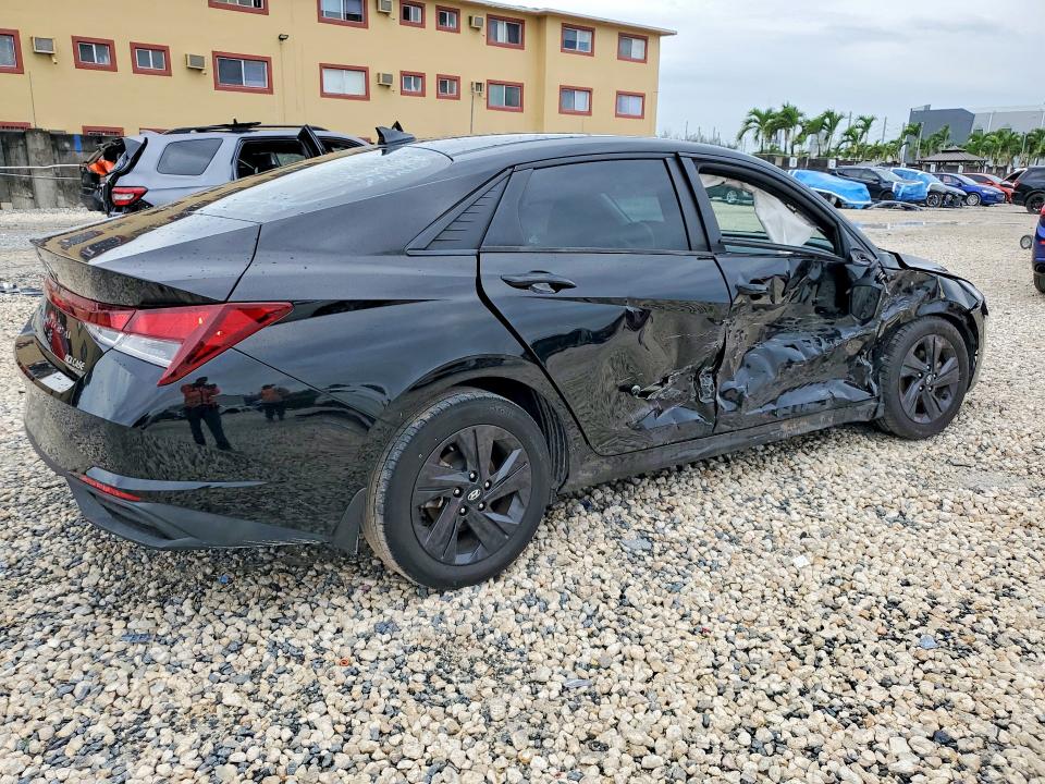 2021 Hyundai Elantra VIN 5NPLS4AG6MH017842 COPART salvage auction — SIDE, Fl - Certificate Of Destruction, sold $3,500 on 2026-07-10 (photo 3)