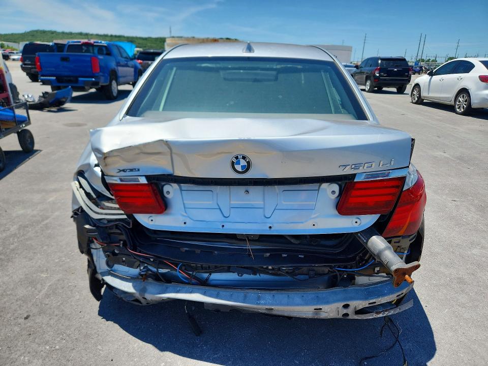 2013 BMW 7er VIN WBAYF8C58DD141062 COPART salvage auction — ALL OVER, Md - Cert Of Salvage < 75% Damage, sold $200 on 2026-07-31 (photo 6)