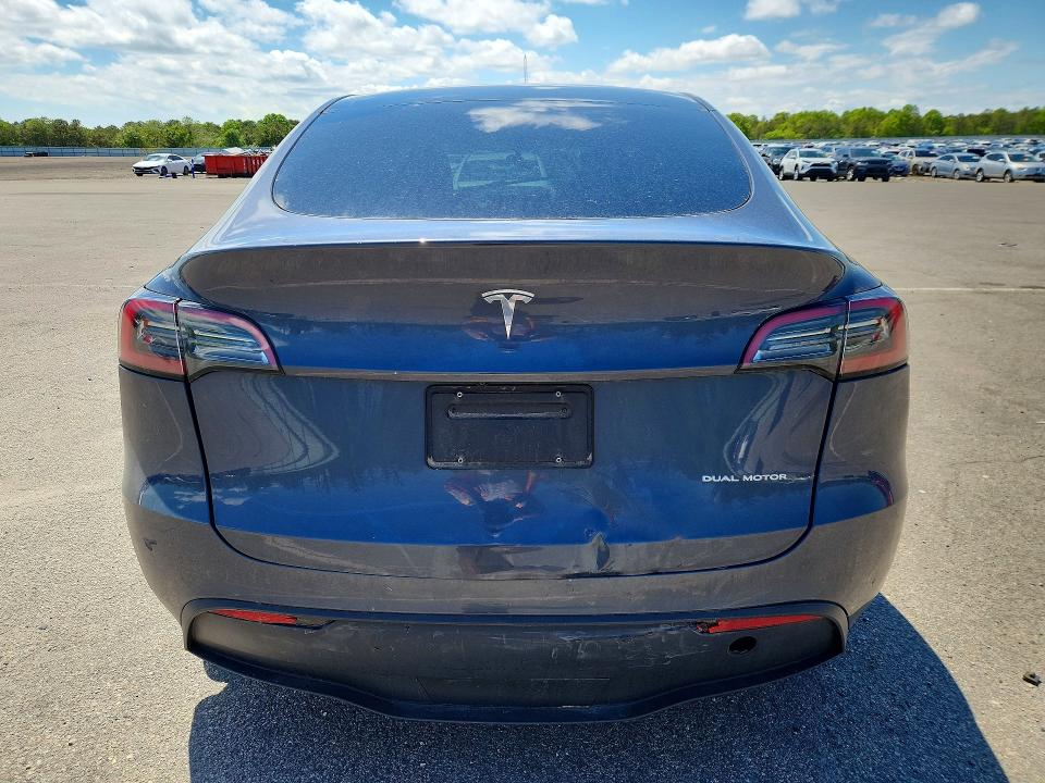 2023 Tesla Model y VIN 7SAYGDEE3PA040255 COPART salvage auction — FRONT END, Ny - Mv-907A Salvage Certificate, sold $11,900 on 2026-07-06 (photo 6)