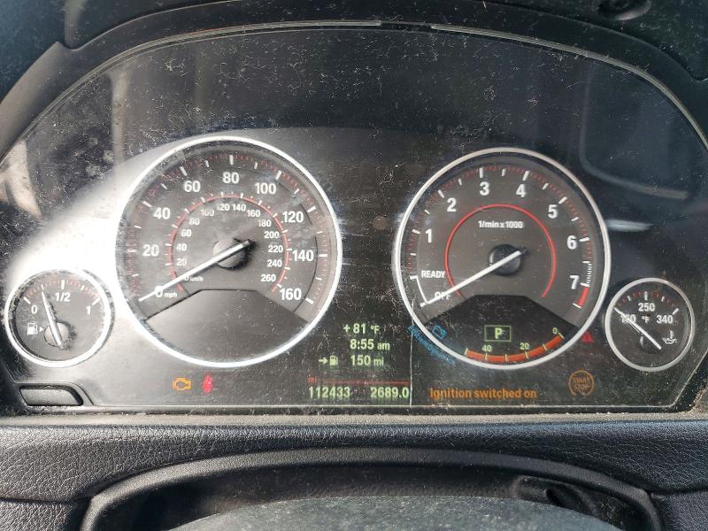 2014 BMW VIN WBA3N3C57EF711056 COPART salvage auction — FRONT END, Tx - Certificate Of Title (P), sold $4,150 on 2026-07-30 (photo 9)
