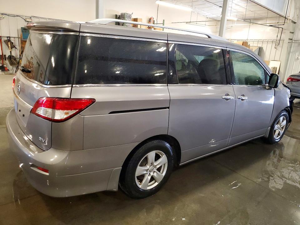 2011 Nissan Quest VIN JN8AE2KP1B9008168 COPART salvage auction — FRONT END, Mn - Cert Of Title-Prior Salvage, sold $475 on 2026-07-20 (photo 3)