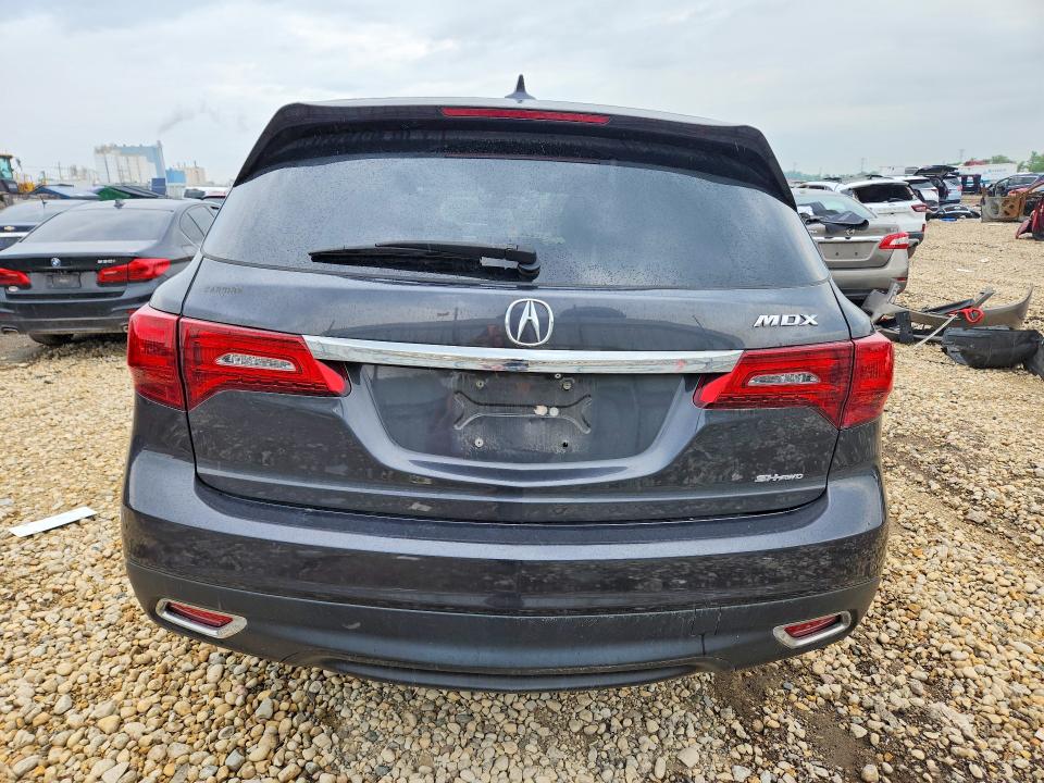 2016 Acura VIN 5FRYD4H40GB029921 COPART salvage auction — FRONT END, Il - Salvage Certificate, sold $2,950 on 2026-07-31 (photo 6)