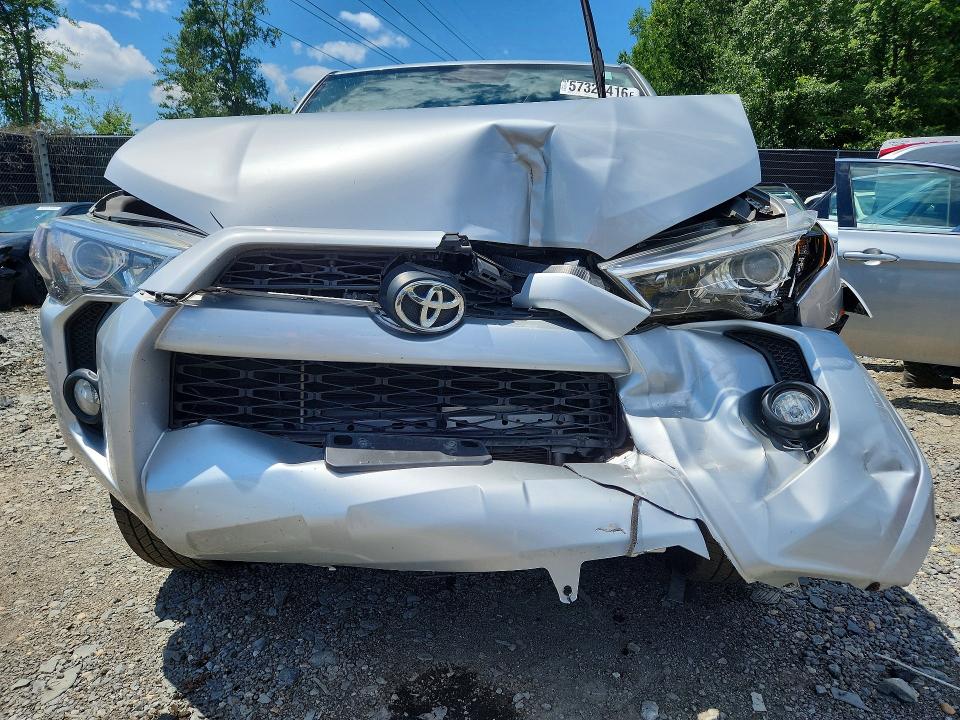 2014 Toyota 4runner VIN JTEBU5JR6E5193087 COPART salvage auction — FRONT END, Md - Cert Of Salvage > 75% Damage, sold $6,400 on 2026-07-28 (photo 5)