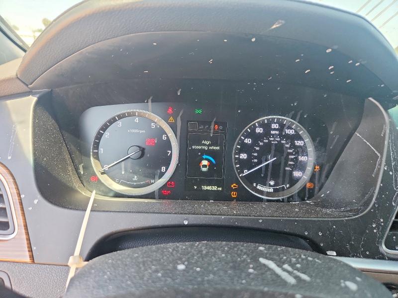 2015 Hyundai Sonata VIN 5NPE34AFXFH142990 COPART salvage auction — FRONT END, Ca - Salvage Certificate, sold $975 on 2026-07-02 (photo 9)