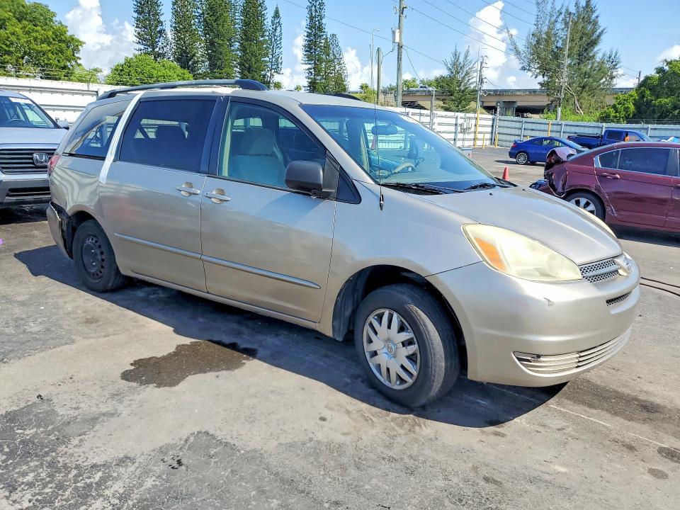 2004 Toyota Sienna VIN 5TDZA23C44S155871 COPART salvage auction — REAR END, FL - CERT OF TITLE SLVG REBUILDABLE, sold $275 on 2026-07-13 (photo 4)