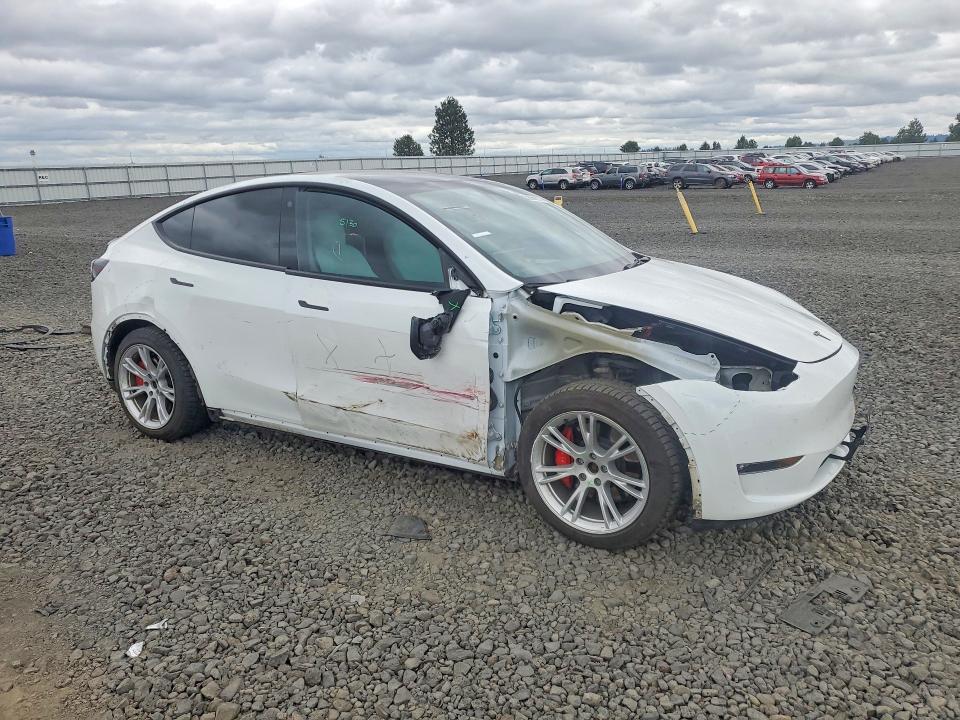 2022 Tesla Model y VIN 7SAYGDEFXNF547162 COPART salvage auction — FRONT END, Wa - Bill Of Sale, sold $12,900 on 2026-07-22 (photo 4)