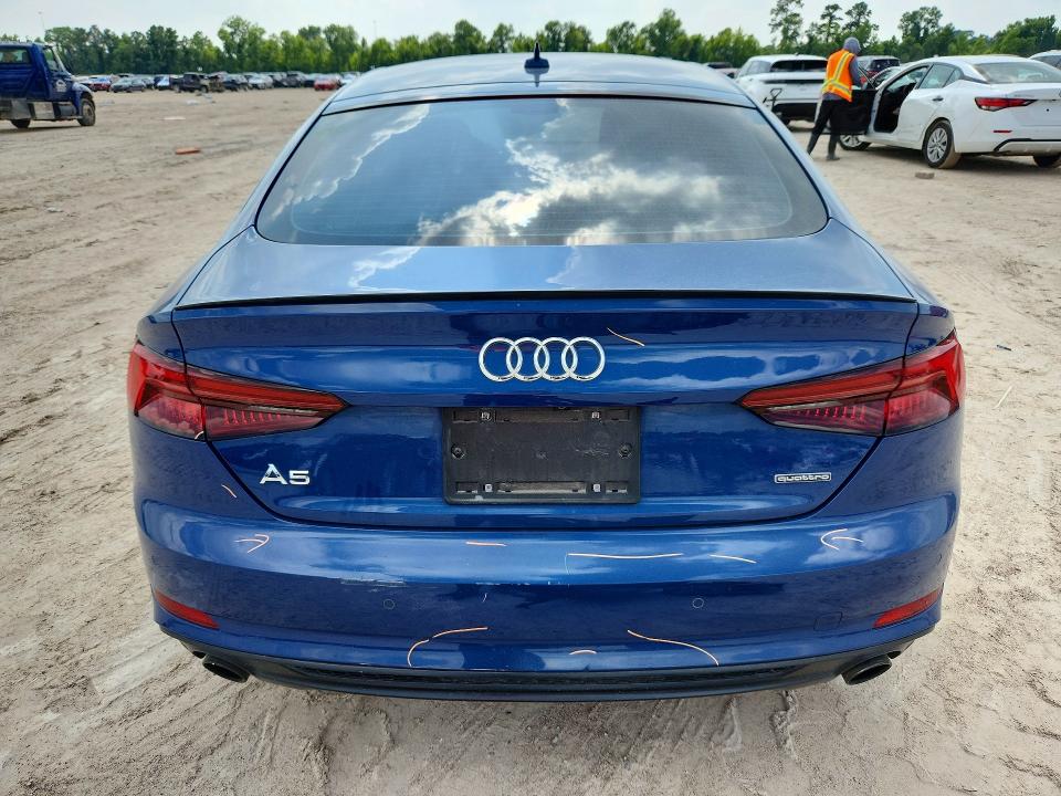 2019 Audi VIN WAUENCF52KA057323 COPART salvage auction — FRONT END, Tx - Salvage Vehicle Title, sold $8,200 on 2026-07-31 (photo 6)