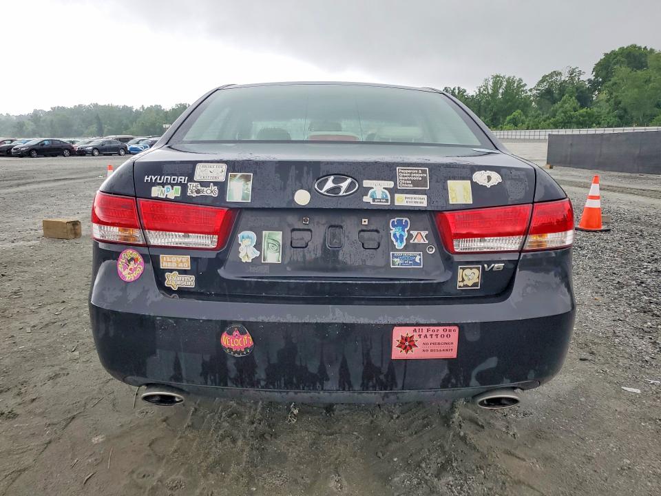 2006 Hyundai Sonata VIN 5NPEU46F36H142724 COPART salvage auction — SIDE, Sc - Cert Of Title-Salvage, sold $575 on 2026-07-13 (photo 6)