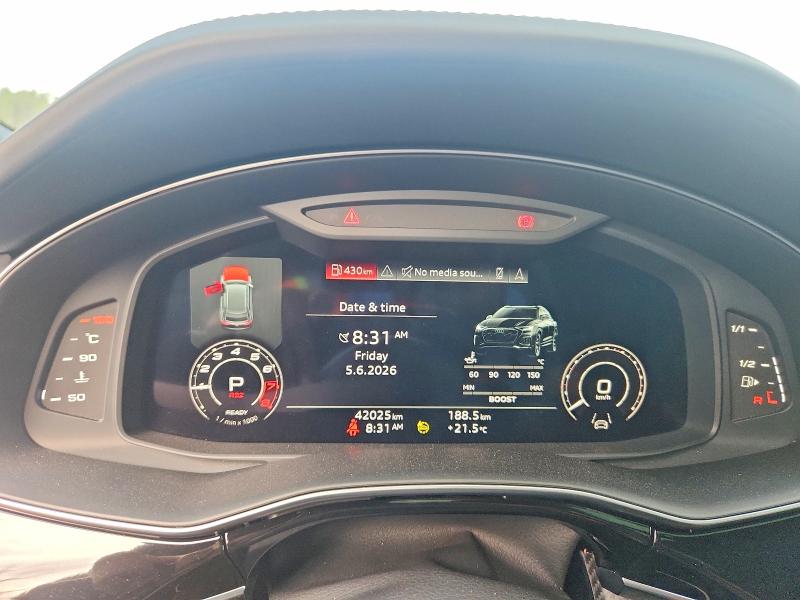 2023 Audi Rs q8 VIN WU1ARBF12PD037563 COPART salvage auction — SIDE, On - Permit Salvage, sold $58,500 on 2026-08-18 (photo 9)