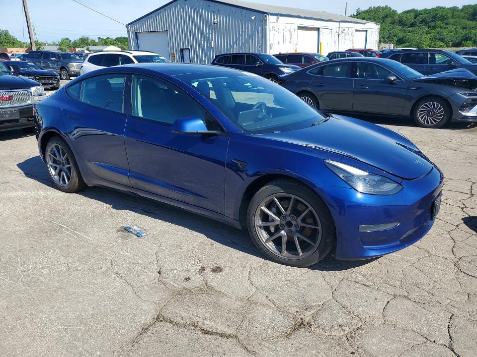 2021 Tesla Model 3 VIN 5YJ3E1EA5MF060532 COPART salvage auction — FRONT END, VA - CERT OF TITLE - SALVAGE, sold $6,700 on 2026-07-29 (photo 4)