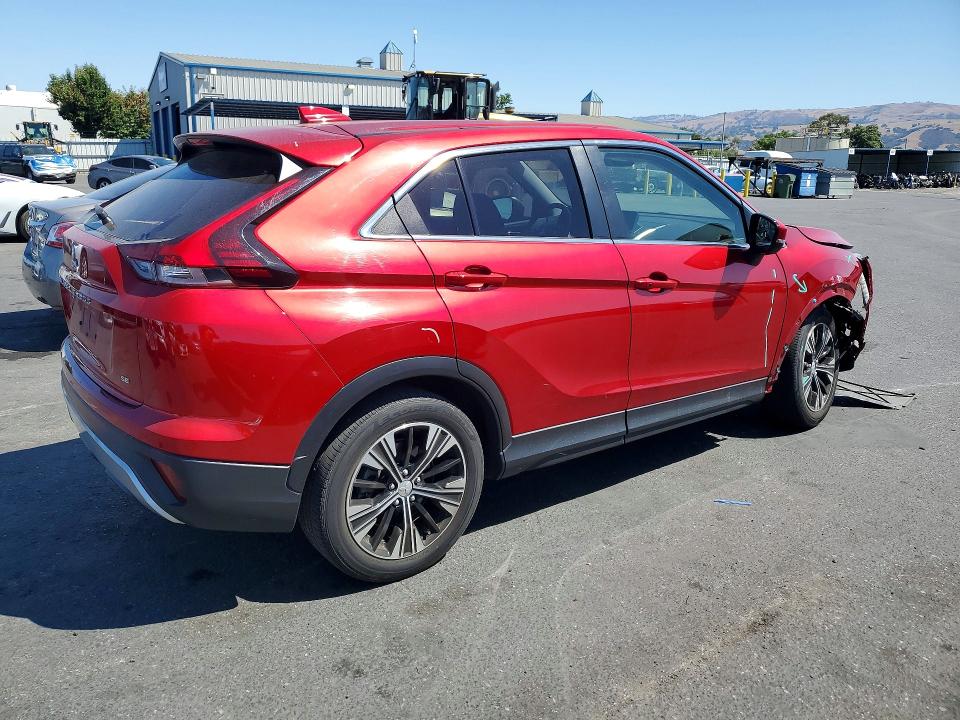 2022 Mitsubishi VIN JA4ASWAA3NZ001813 COPART salvage auction — FRONT END, Ca - Salvage Certificate, sold $3,650 on 2026-07-21 (photo 3)