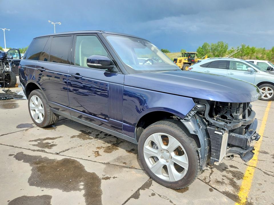 2018 Land rover RANGE ROVER VIN SALGS2RE9JA501024 COPART salvage auction — FRONT END, Co - Salvage Title, sold $12,800 on 2026-07-13 (photo 4)