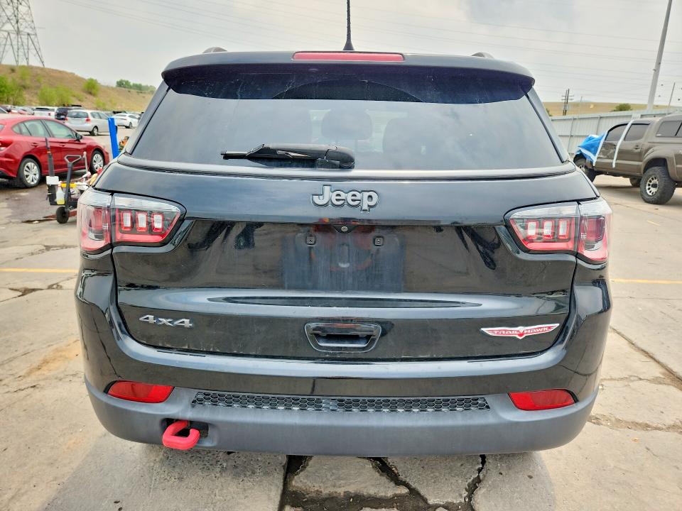 2018 Jeep Compass VIN 3C4NJDDB5JT136232 COPART salvage auction — FRONT END, Co - Salvage Title, sold $3,600 on 2026-07-22 (photo 6)