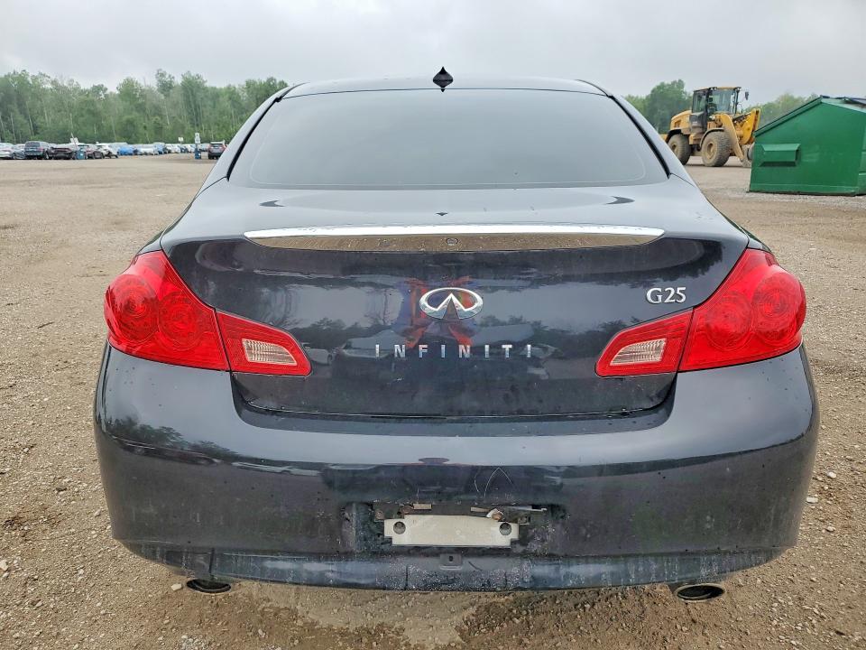 2011 Infiniti G25 VIN JN1DV6APXBM604123 COPART salvage auction — SIDE, ON - PERMIT NO BRAND - UNFIT, sold $400 on 2026-07-16 (photo 6)
