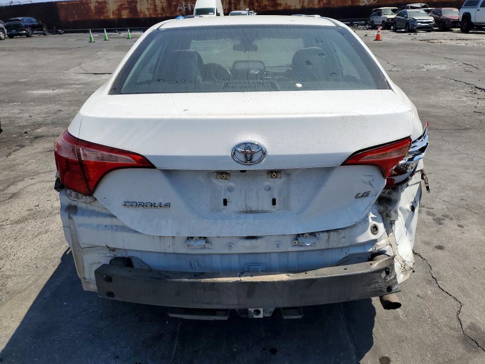 2019 Toyota Corolla VIN 5YFBURHE8KP932523 COPART salvage auction — REAR END, Ca - Salvage Certificate, sold $5,100 on 2026-07-06 (photo 6)