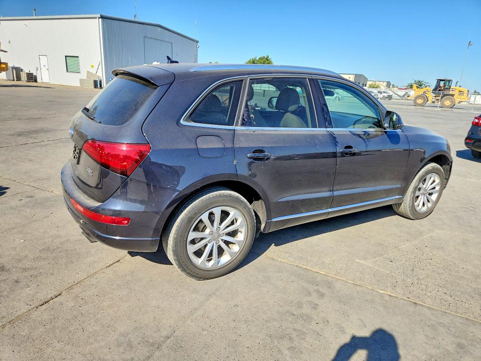 2013 Audi Q5 VIN WA1LFAFP4DA014824 COPART salvage auction — FRONT END, Ca - Salvage Certificate, sold $2,500 on 2026-07-13 (photo 3)