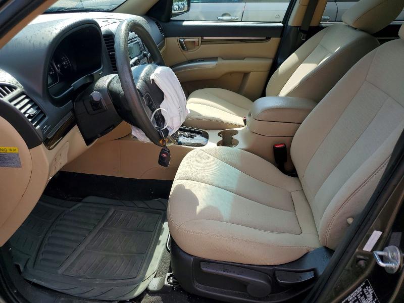 2012 Hyundai Santa fe VIN 5XYZGDAB9CG125068 COPART salvage auction — FRONT END, Nj - Cert Of Title-Salvage, sold $600 on 2026-07-21 (photo 7)