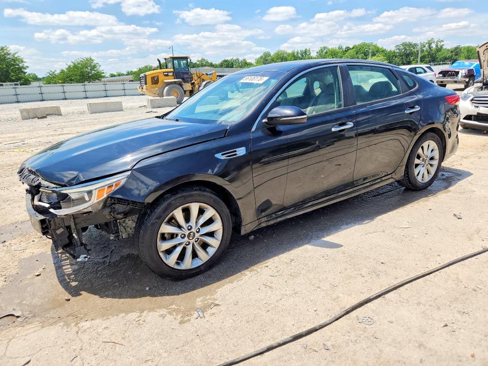 2016 Kia Optima VIN 5XXGT4L31GG046755 COPART salvage auction — FRONT END, Ky - Cert Of Title-Salvage, sold $1,400 on 2026-07-23 (photo 1)