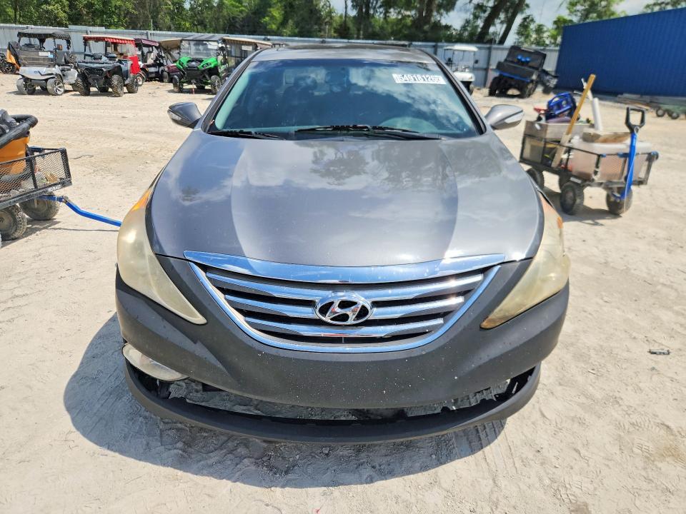 2014 Hyundai Sonata VIN 5NPEC4AB6EH895444 COPART salvage auction — FRONT END, Fl - Certificate Of Title, sold $250 on 2026-07-07 (photo 5)