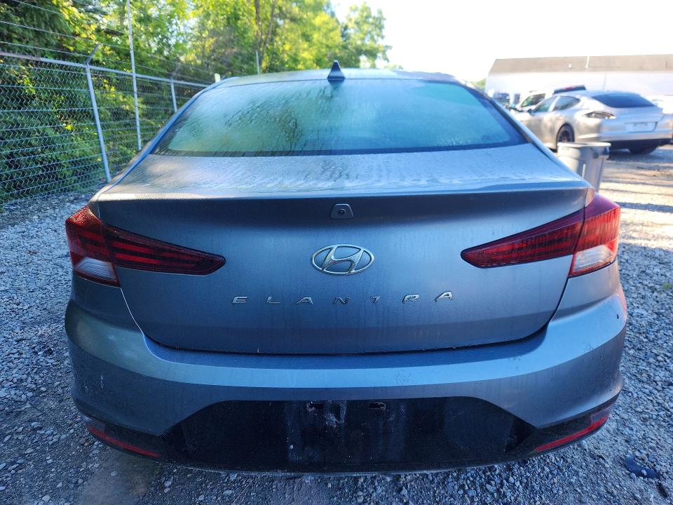 2019 Hyundai Elantra VIN KMHD84LF0KU770076 COPART salvage auction — VANDALISM, Oh - Certificate Of Title, sold $1,300 on 2026-07-29 (photo 6)