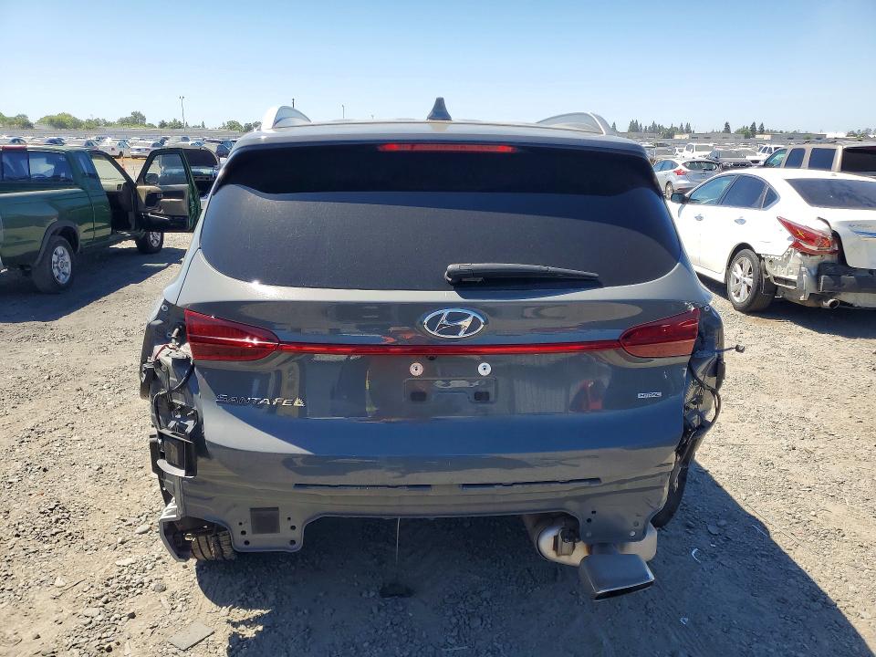 2023 Hyundai Santa fe VIN 5NMS2DAJ3PH490042 COPART salvage auction — REAR END, Ca - Salvage Certificate, sold $6,700 on 2026-07-02 (photo 6)