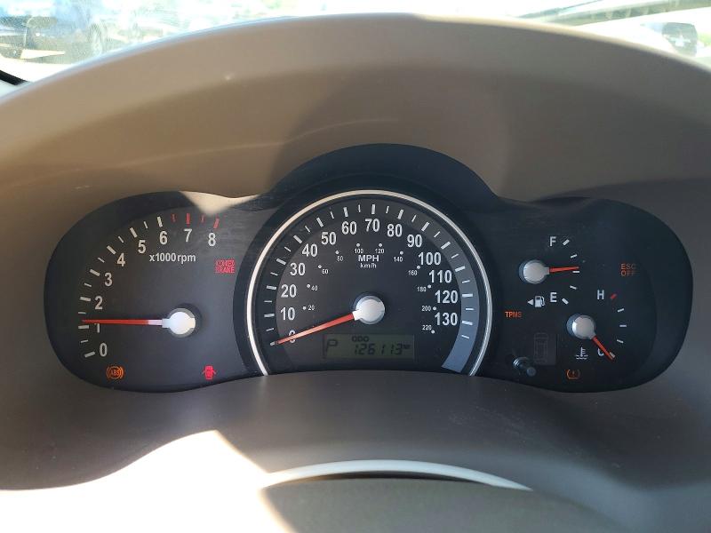 2006 Kia SEDONA VIN KNDMB233266034220 COPART salvage auction — REAR END, Il - Salvage Certificate, sold $900 on 2026-07-22 (photo 9)