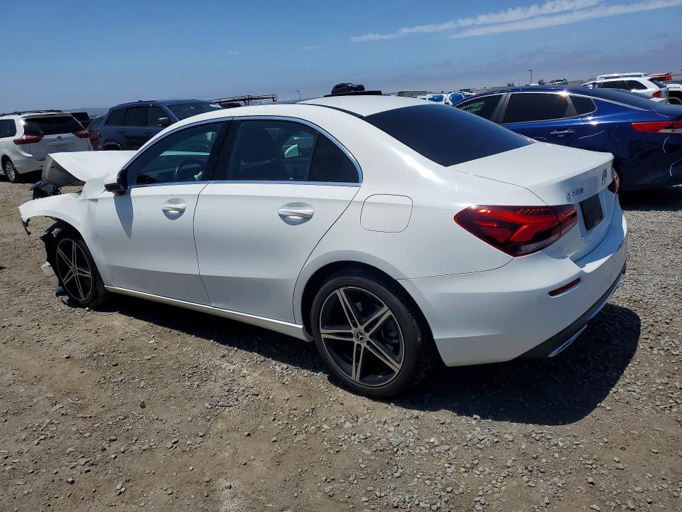 2019 Mercedes-benz A-klasse VIN WDD3G4EB4KW027461 COPART salvage auction — FRONT END, Ca - Salvage Certificate, sold $3,200 on 2026-07-17 (photo 2)
