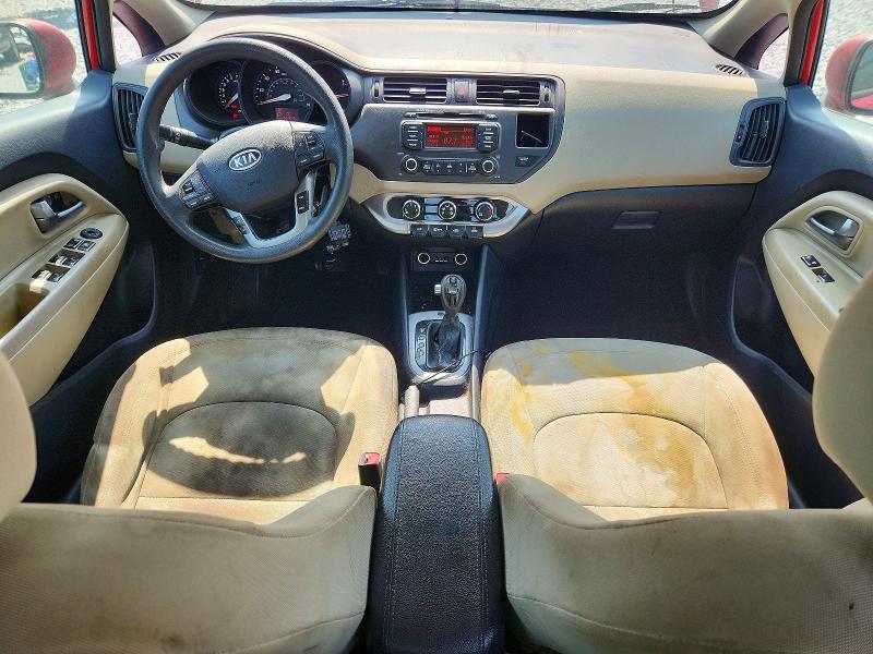 2013 Kia Rio VIN KNADN4A39D6123086 COPART salvage auction — REAR END, Salvage Title, sold $275 on 2026-07-14 (photo 8)