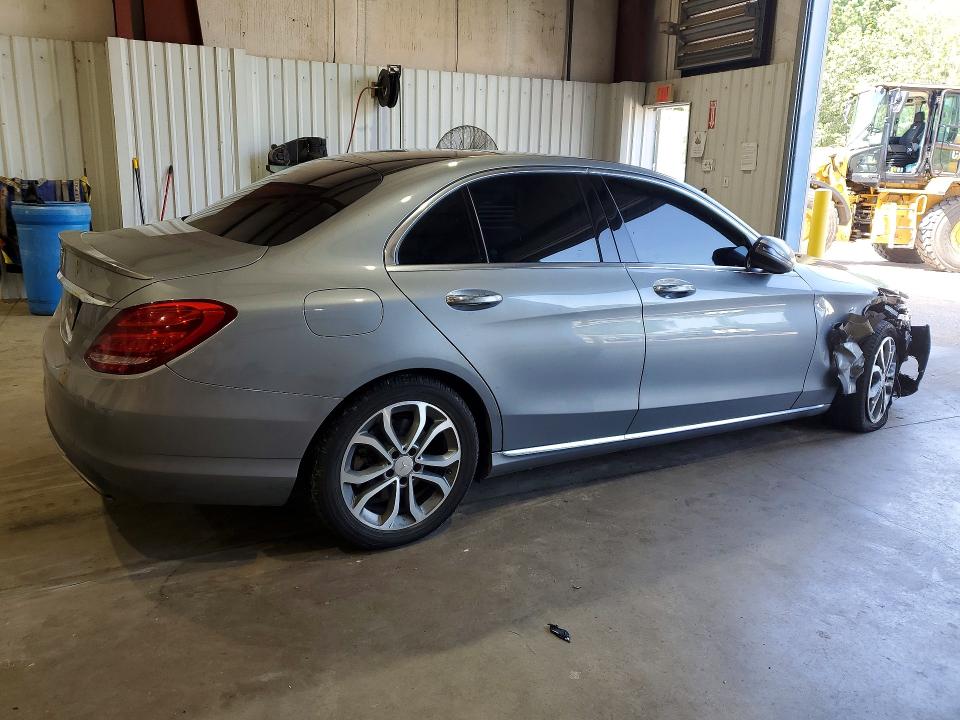 2016 Mercedes-benz C-klasse VIN WDDWF4JB4GR138782 COPART salvage auction — FRONT END, Tx - Salvage Vehicle Title, sold $1,750 on 2026-08-10 (photo 3)