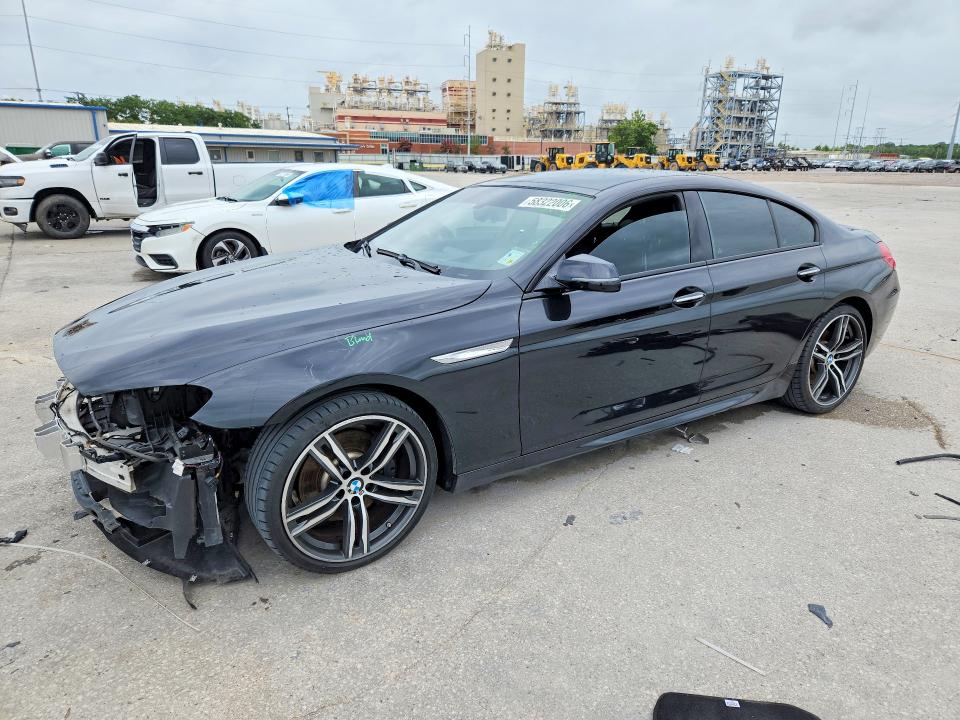 2018 BMW 6er VIN WBA6D0C55JG852842 COPART salvage auction — FRONT END, La - Cert Of Title-Salvage, sold $8,700 on 2026-07-29 (photo 1)
