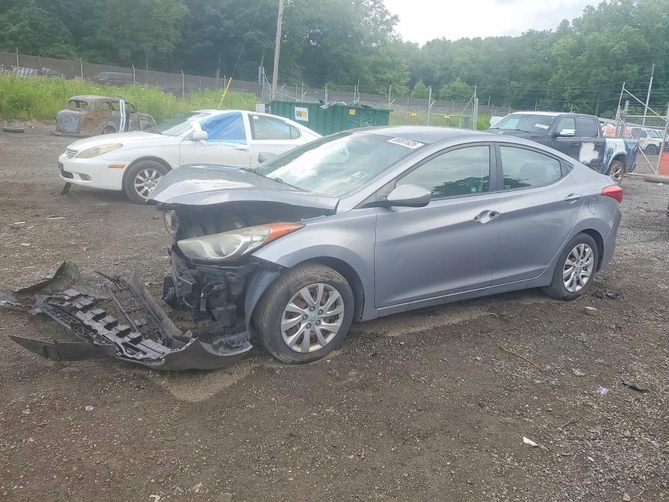 2012 Hyundai Elantra VIN KMHDH4AE0CU398833 COPART salvage auction — VANDALISM, Md - Certificate Of Title, sold $375 on 2026-07-23 (photo 1)