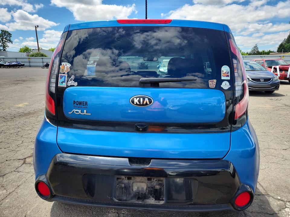 2016 Kia VIN KNDJP3A5XG7361118 COPART salvage auction — FRONT END, OR - SALVAGE TITLE CERTIFICATE, sold $1,150 on 2026-07-27 (photo 6)