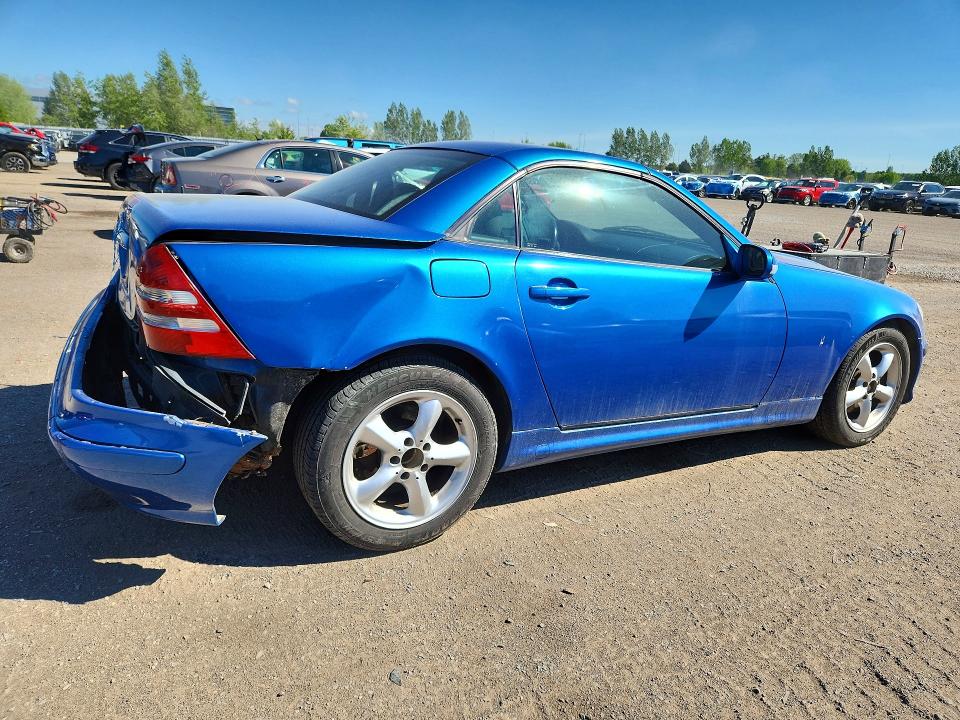 2002 Mercedes-benz Slk-class VIN WDBKK65F22F256075 COPART salvage auction — REAR END, ON - PERMIT SALVAGE, sold $575 on 2026-07-09 (photo 3)