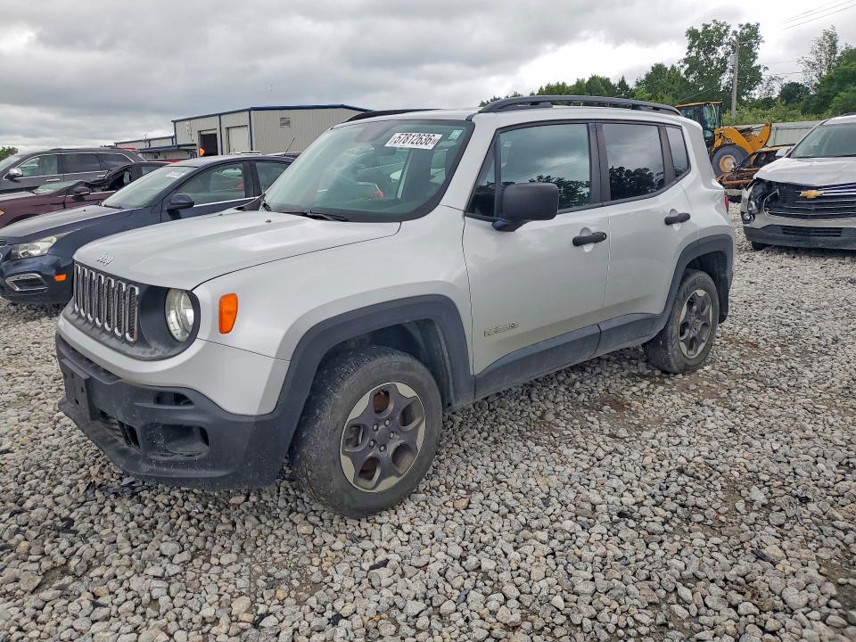 2017 Jeep VIN ZACCJBAH0HPF26399 COPART salvage auction — MECHANICAL, Mi - Dealer Only Clean Title, sold $1,500 on 2026-07-09 (photo 1)