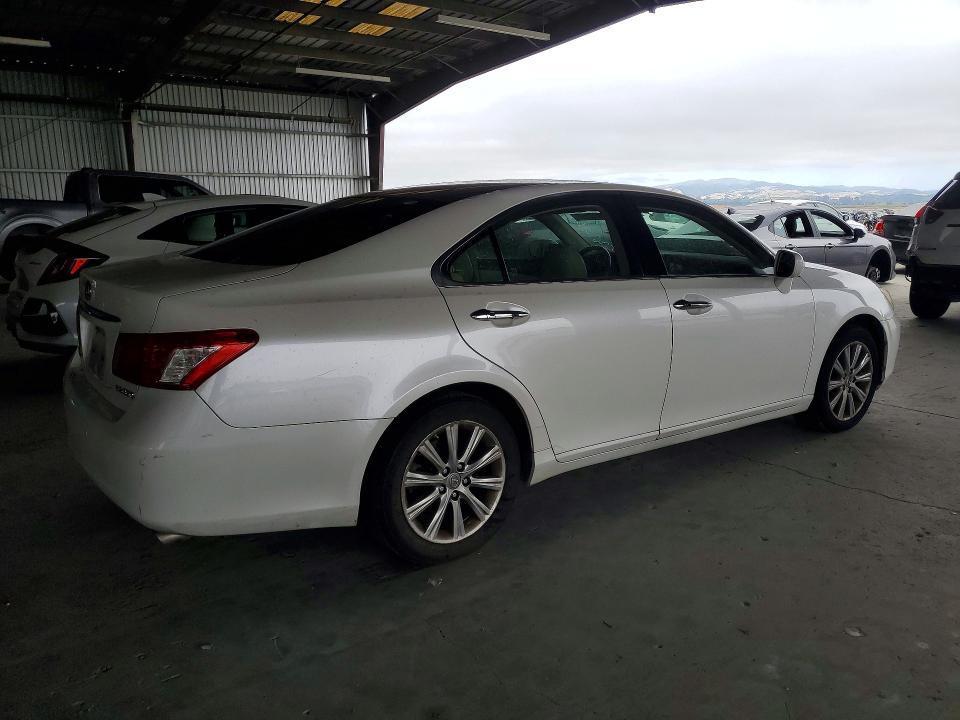 2008 Lexus ES VIN JTHBJ46G582197795 COPART salvage auction — REAR END, Ca - Salvage Certificate, sold $925 on 2026-07-02 (photo 3)