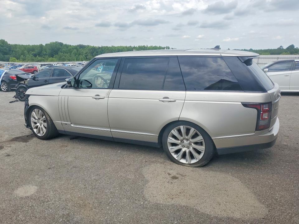 2016 Land rover RANGE ROVER VIN SALGS3EF9GA257520 COPART salvage auction — FRONT END, TX - CERTIFICATE OF TITLE, sold $1,150 on 2026-07-28 (photo 2)