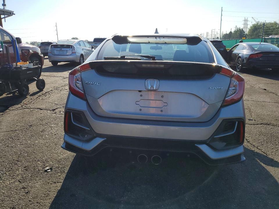 2021 Honda Civic VIN SHHFK7H47MU416959 COPART salvage auction — SIDE, Co - Salvage Title, sold $7,500 on 2026-07-07 (photo 6)