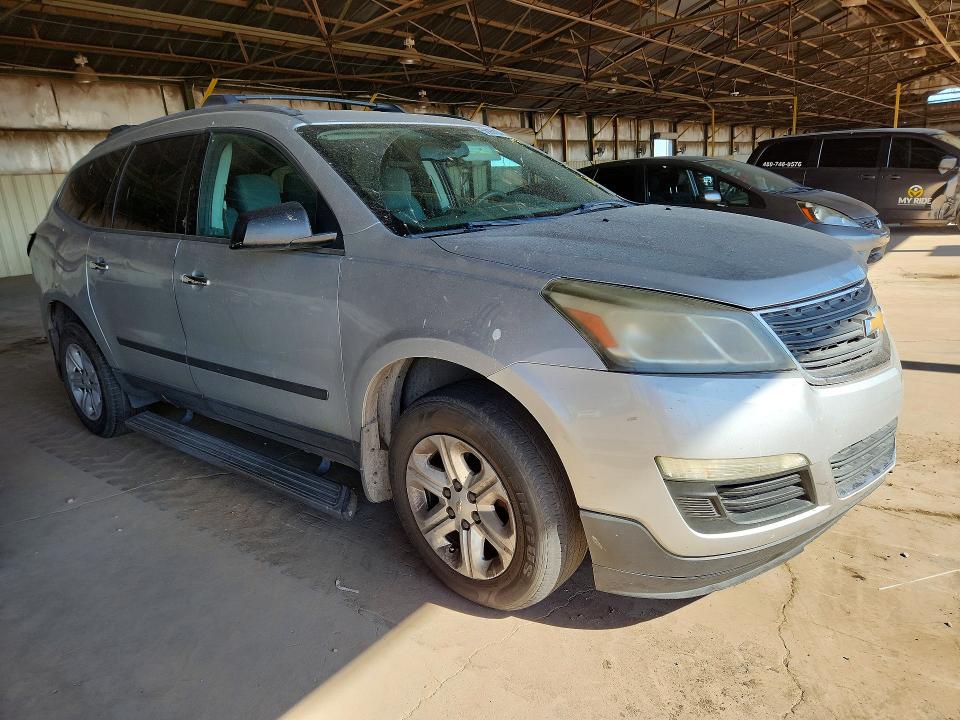 2013 Chevrolet Traverse VIN 1GNKRFED3DJ107564 COPART salvage auction — REAR END, Az - Cert Of Title - Salvage, sold $850 on 2026-07-22 (photo 4)