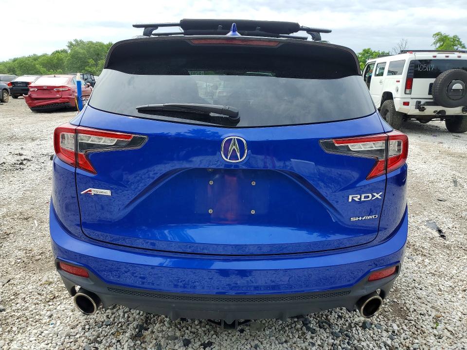 2020 Acura Rdx VIN 5J8TC2H68LL014581 COPART salvage auction — FRONT END, Md - Cert Of Salvage > 75% Damage, sold $9,300 on 2026-07-28 (photo 6)