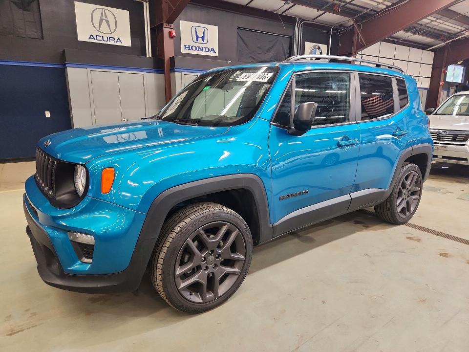 2021 Jeep Renegade VIN ZACNJDBB9MPM47920 COPART salvage auction — MINOR DENT/SCRATCHES, VA - CERTIFICATE OF TITLE, sold $4,950 on 2026-07-16 (photo 1)