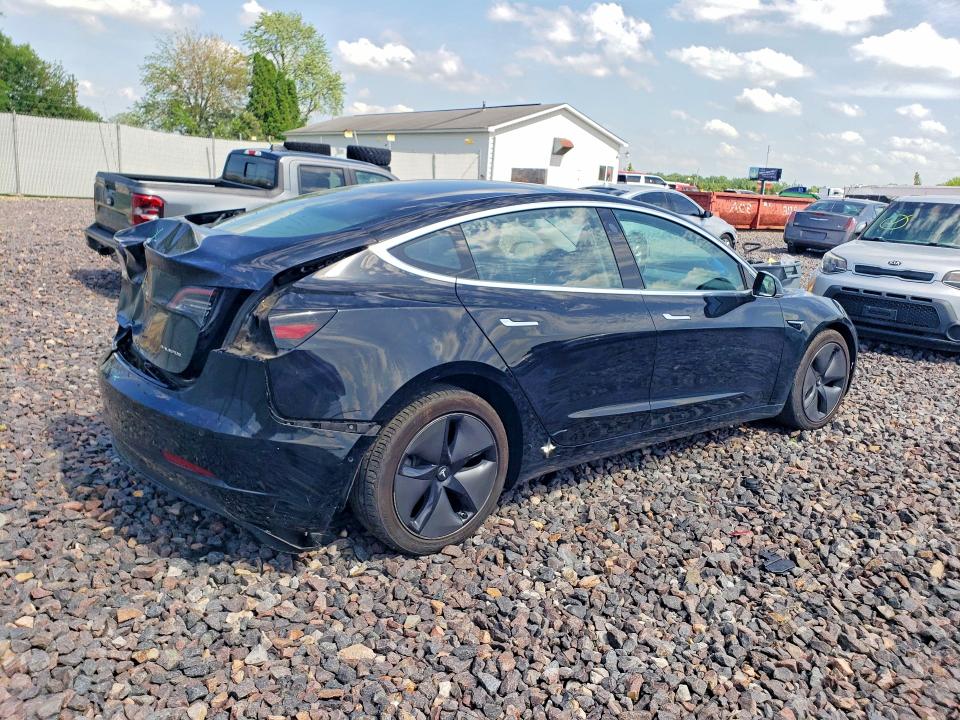 2018 Tesla Model 3 VIN 5YJ3E1EB9JF127671 COPART salvage auction — REAR END, In - Cert Of Title-Salvage Title, sold $7,700 on 2026-07-21 (photo 3)