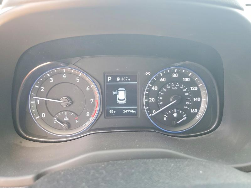 2019 Hyundai VIN KM8K12AA7KU230604 COPART salvage auction — FRONT END, Tx - Salvage Vehicle Title, sold $2,850 on 2026-07-02 (photo 9)
