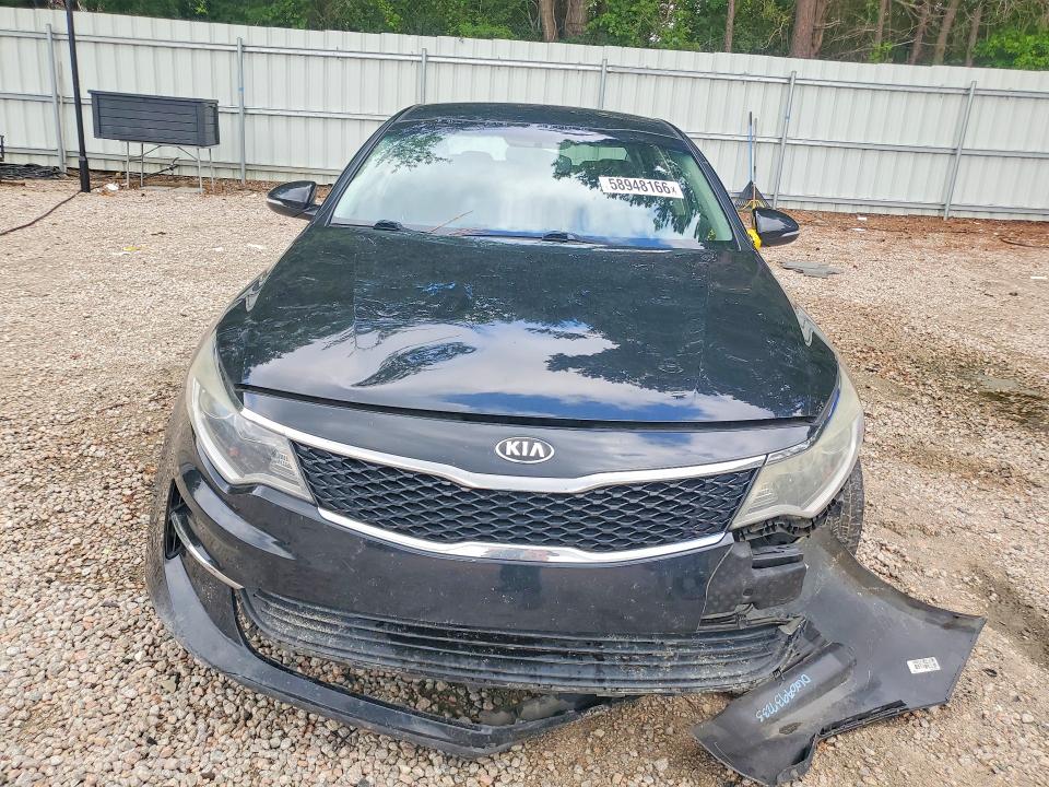 2016 Kia Optima VIN 5XXGT4L39GG066493 COPART salvage auction — FRONT END, Nc - Salvage Certificate Of Title, sold $475 on 2026-07-31 (photo 5)