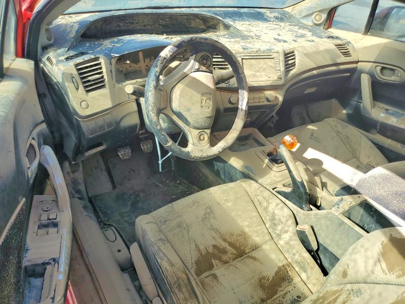 2012 Honda VIN 2HGFG4A50CH703414 COPART salvage auction — WATER/FLOOD, Ky - Cert Of Title-Rebuilt Vehicle, sold $600 on 2026-07-29 (photo 8)