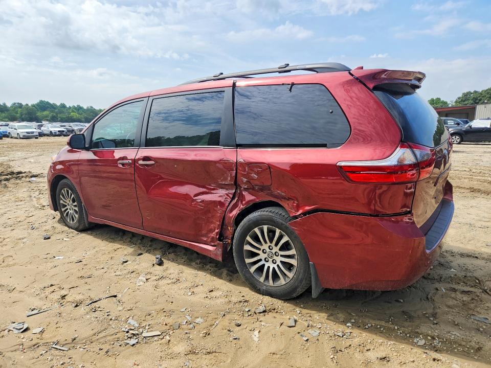 2020 Toyota Sienna VIN 5TDYZ3DC3LS076750 COPART salvage auction — REAR END, Md - Cert Of Salvage > 75% Damage, sold $8,700 on 2026-07-28 (photo 2)