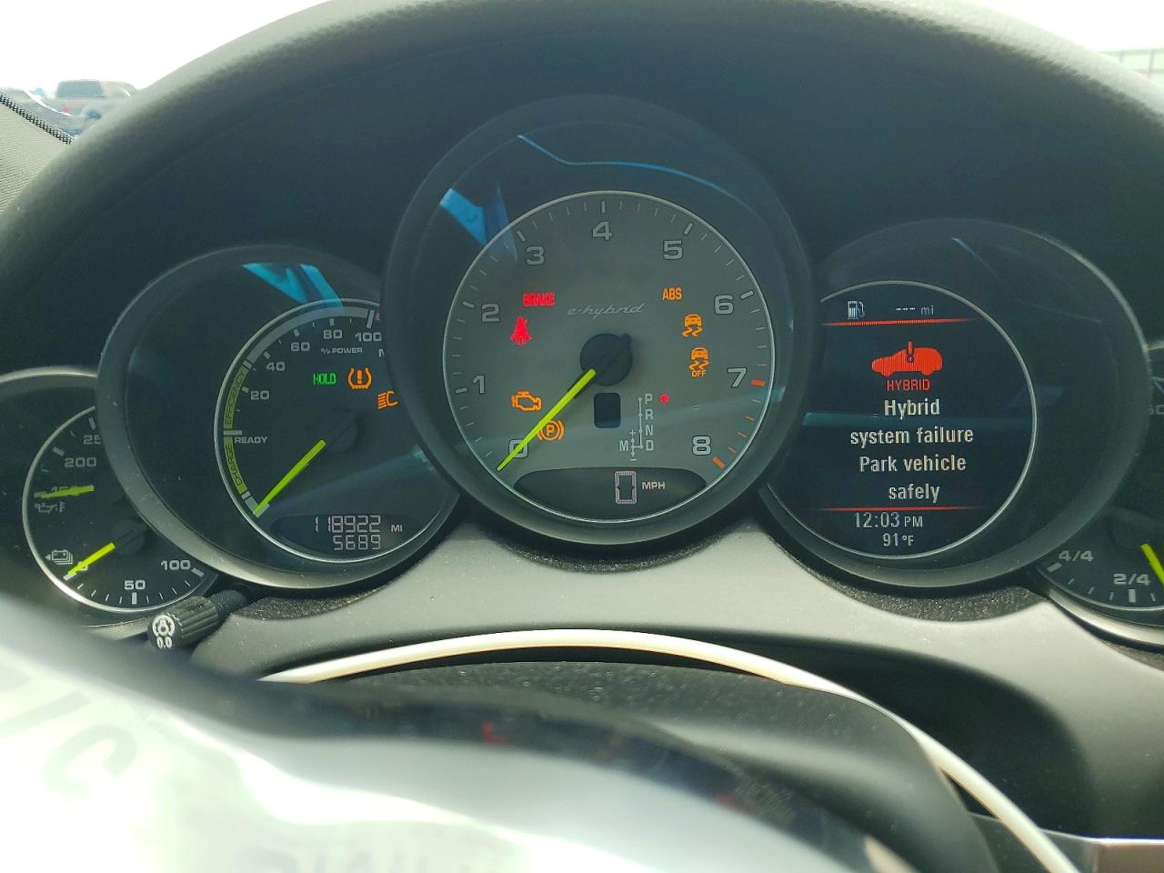 2017 Porsche Cayenne VIN WP1AE2A22HLA74286 COPART salvage auction — Mechanical, FL - CERTIFICATE OF TITLE, sold $8,800 on 2026-07-01 (photo 9)